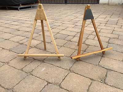 table top easel (wood) - 18
