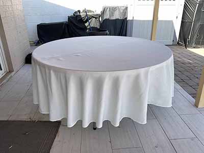 round tablecloths (ivory) - 120