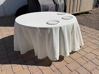 round tablecloths (ivory) - 120