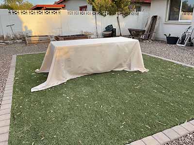 rectangle tablecloths (beige) - 90 x 132