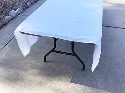 8 foot rectangle tables