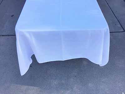 rectangle tablecloths (white) - 60 x 126