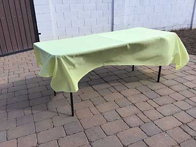 rectangle tablecloths (yellow) - 60 x 102