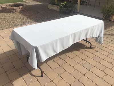 rectangle tablecloths (silver) - 60 x 102