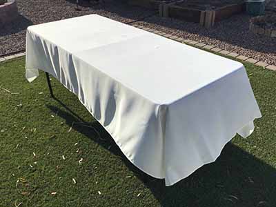 rectangle tablecloths (ivory) - 60 x 102