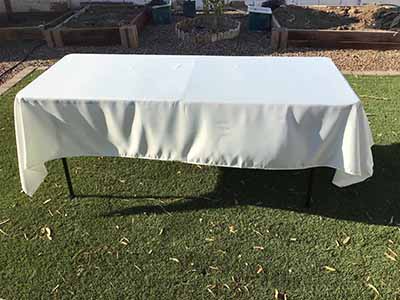 rectangle tablecloths (ivory) - 60 x 102