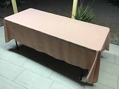 rectangle tablecloths (dusty rose) - 60 x 102