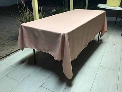 rectangle tablecloths (dusty rose) - 60 x 102