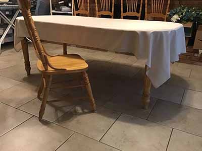 rectangle tablecloths (beige) - 60 x 102