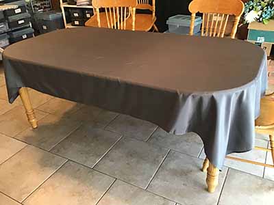 rectangle tablecloths (charcoal gray) - 60 x 102