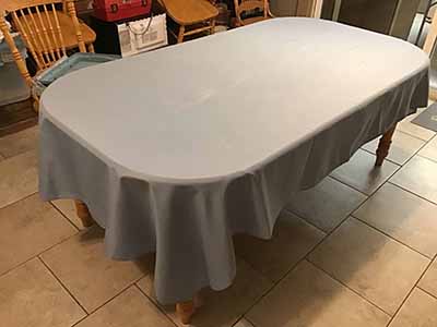 rectangle tablecloths (dusty blue) - 60 x 102