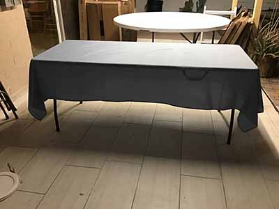 rectangle tablecloths (dusty blue) - 60 x 102