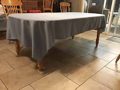 rectangle tablecloths (dusty blue) - 60 x 102