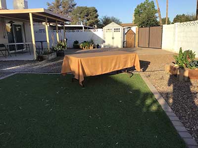 rectangle tablecloths (gold) - 60 x 102