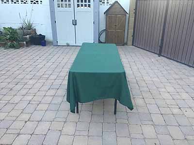 rectangle tablecloths (hunter emerald green) - 60 x 102