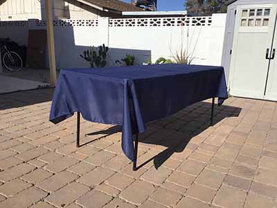 rectangle tablecloths (navy blue) - 60 x 102