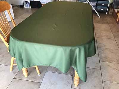 rectangle tablecloths (olive green) - 60 x 102