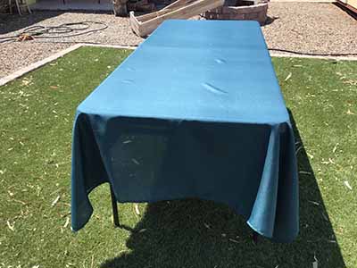 rectangle tablecloths (peacock teal) - 60 x 102