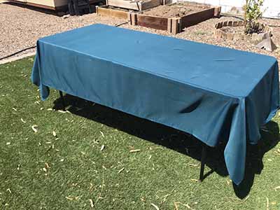 rectangle tablecloths (peacock teal) - 60 x 102