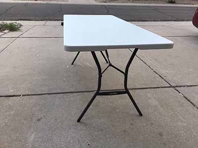 6 foot rectangle tables
