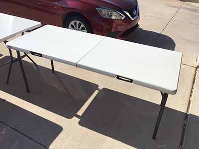 6 foot rectangle tables