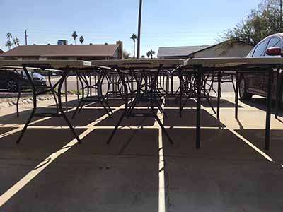 6 foot rectangle tables