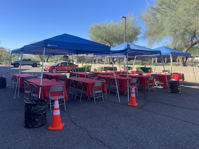 29-gallon pop-up trash can