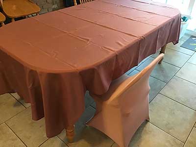 rectangle tablecloths (cinnamon rose) - 60 x 102