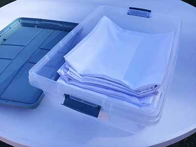 rectangle tablecloths (white) - 60 x 126