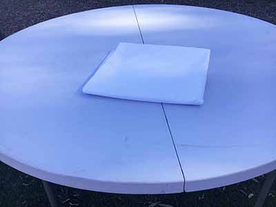 rectangle tablecloths (white) - 60 x 126