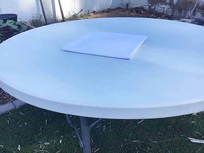 rectangle tablecloths (white) - 60 x 126