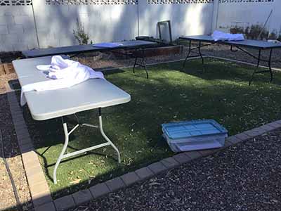 rectangle tablecloths (white) - 60 x 126