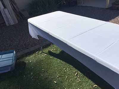 rectangle tablecloths (white) - 60 x 126