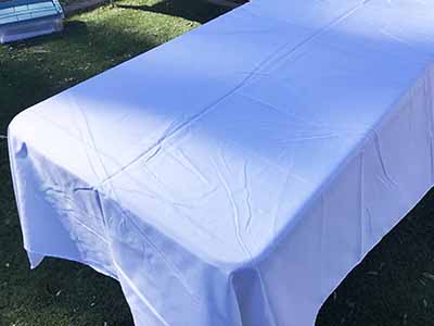 rectangle tablecloths (white) - 60 x 126