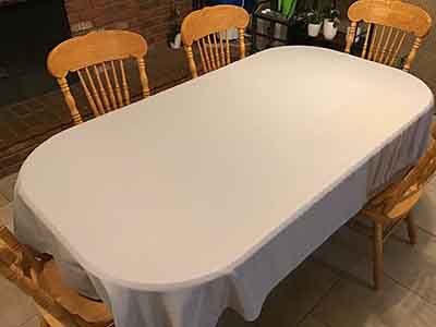 rectangle tablecloths (silver) - 60 x 102
