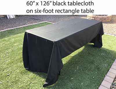 6 foot rectangle tables