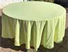 round tablecloths  yellow    108 