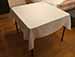 square tablecloths  white    54 