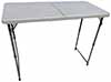 4 foot rectangle tables  adjustable height  gray 