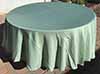 round tablecloths  sage green    108 