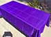 rectangle tablecloths  purple    60  x 102 