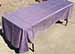 rectangle tablecloths  violet amethyst    60  x 102 