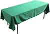 rectangle tablecloths green cotton 56 x 101