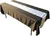 table runners satin silver 12 x 108