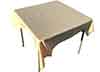 square tablecloths champagne 54