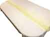 table runners chiffon yellow 20 x 77
