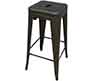 bar stools  steel  dark gray graphite    30  high