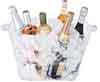 square party tub drink and ice bucket transparent