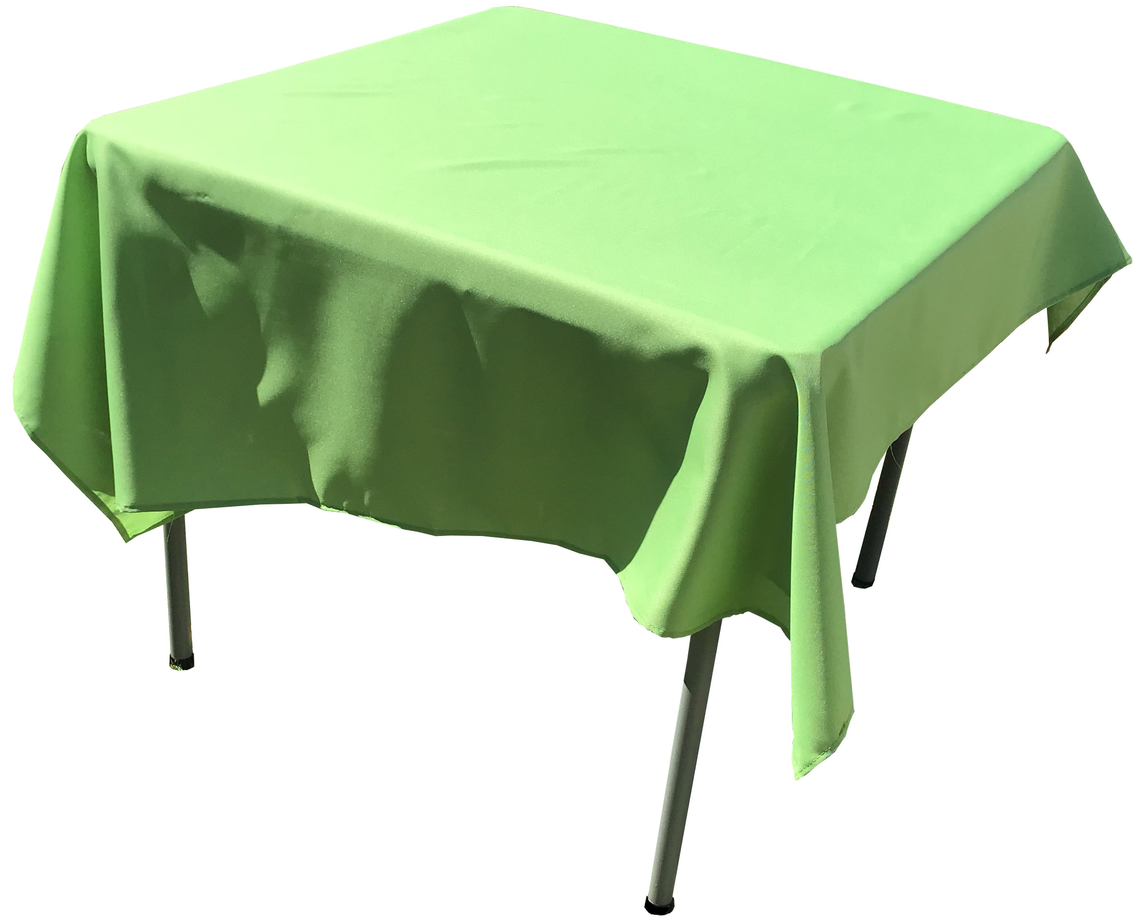 square tablecloths  apple green    54 