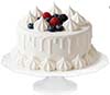 cake stand  porcelain  white    12  diameter for 10  cake